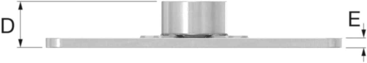 Grundplatten FLAMCO SRG 2 - mit Innengewinde