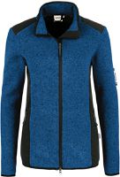 Damen Strickfleecejacke Churchill - Gr. 2XL, royalblau meliert
