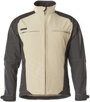 Dresden Soft Shell Jacke Grösse L - 100% Polyester khaki/schwarz