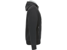 Kapuzenjacke Bonded M anthrazit/silber - 55% Polyester, 45% Baumwolle, 340 g/m²