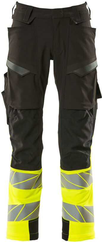 Hose mit Knietaschen, Stretch - 88% PES / 12% EL