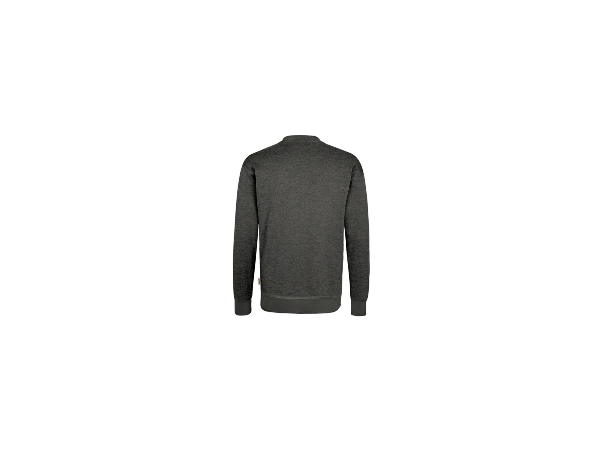 Sweatshirt Perf. S anthrazit meliert - 50% Baumwolle, 50% Polyester