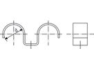 Rohrbride doppelt, Metall 16 mm - 760 853 628