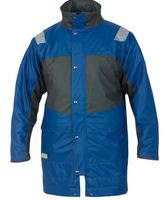Regenjacke PU - Blau/Anthrazit, EN343 Kl.3/1