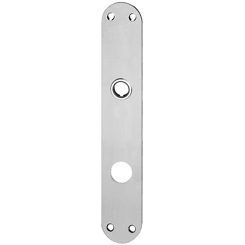 Langschild Glutz 5345 abgerundet RZ78 - Pak à 20 Stk. Inox matt, Drucker 16mm