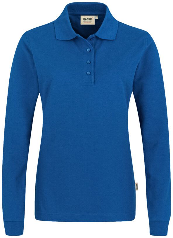 Poloshirt langärmelig Einlaufvorbehand. - 50 % Baumw. 50 % Polyester, Gr. XS-6XL