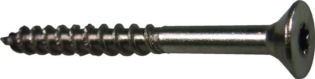 Spanplattenschraube Senkkopf V2A - Rostfrei mit Schaft T-Drive