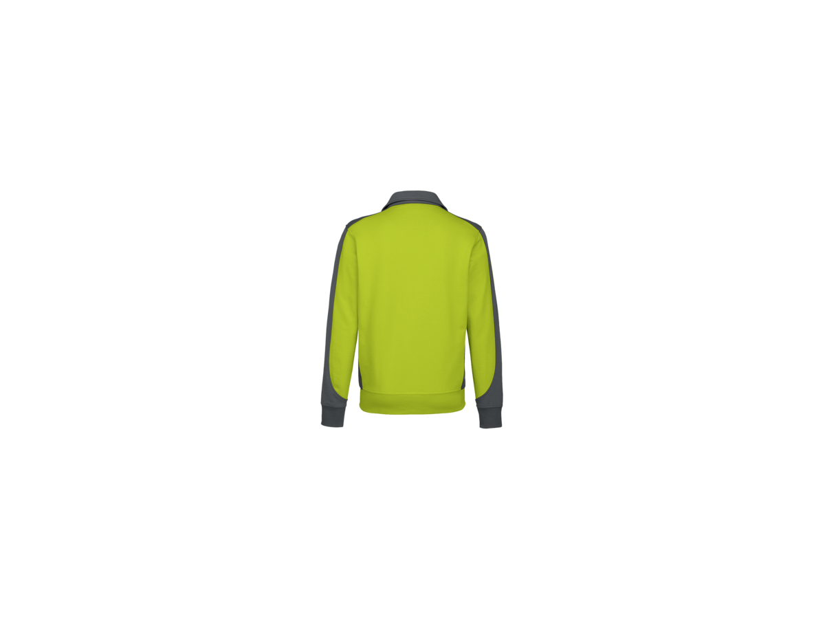 Sweatjacke Contrast Perf. 2XL kiwi/anth. - 50% Baumwolle, 50% Polyester, 300 g/m²