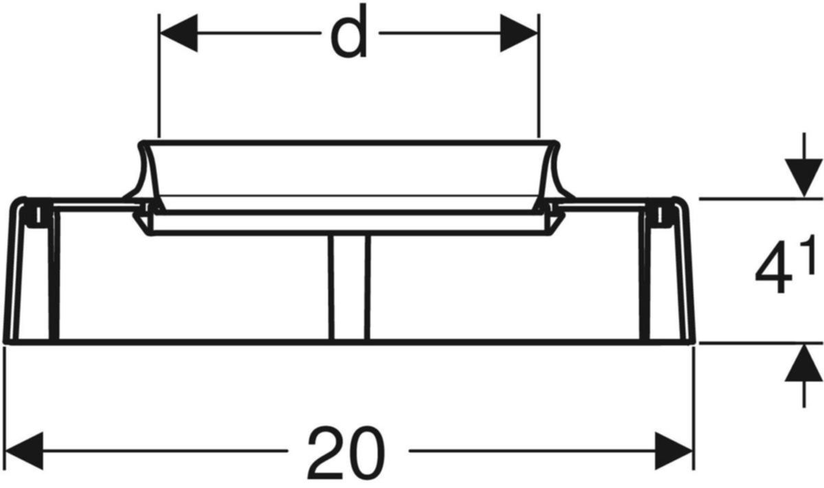 Geberit Schalungsschoner für Geberit - Entwässerungssystem, schallentkoppelt