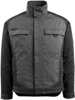 Fulda Arbeitsjacke, Gr. 2XL - dunkelanthrazit/schwarz, 65% PES/35% CO