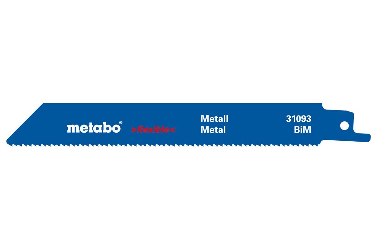 Säbelsägeblatt METABO 150x0.9 mm, 5 Stk. - Flexible Metall, 1.8 mm/14 TPI