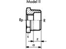 Reduktionsnippel +GF+ Serie 8000
