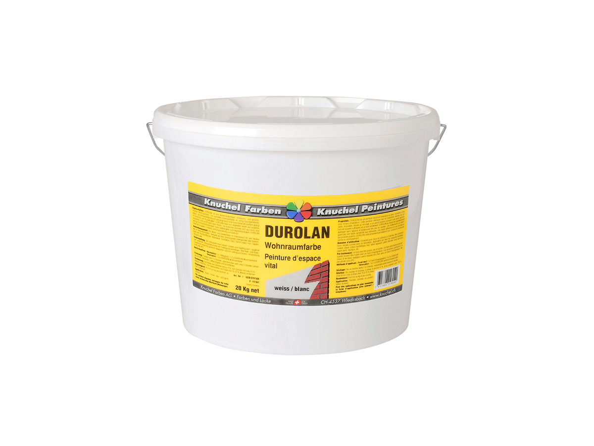 Wohnraumfarbe 20kg Durolan - Ral 9003 weiss