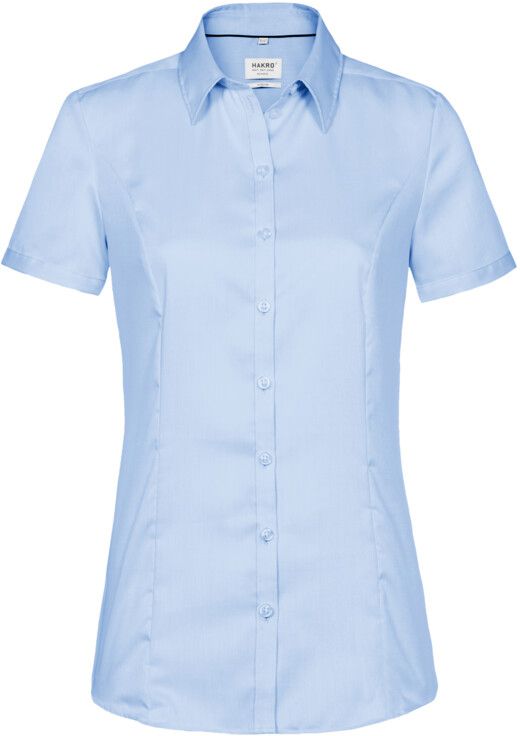 Women-Bluse klassisch 1/2 ärmelig aus - 100 % Baumwolle, 120 g /m²  Gr. XS - 3XL