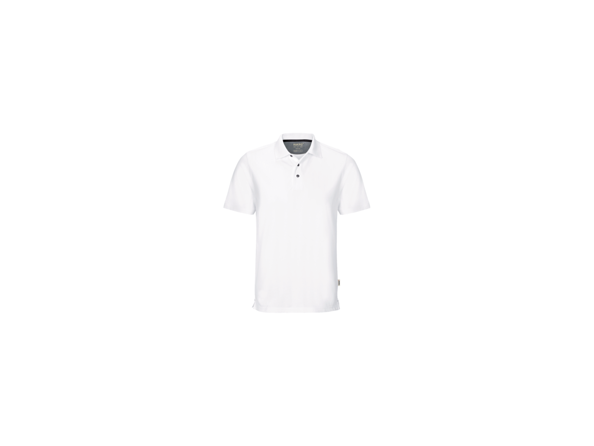 Poloshirt Cotton-Tec Gr. M, weiss - 50% Baumwolle, 50% Polyester