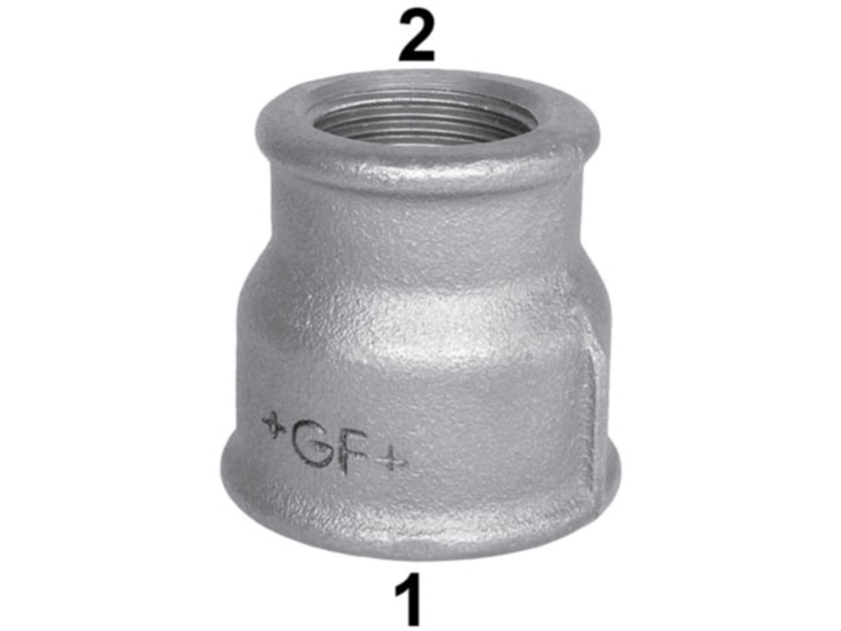 Muffe reduziert +GF+ 240 verzinkt