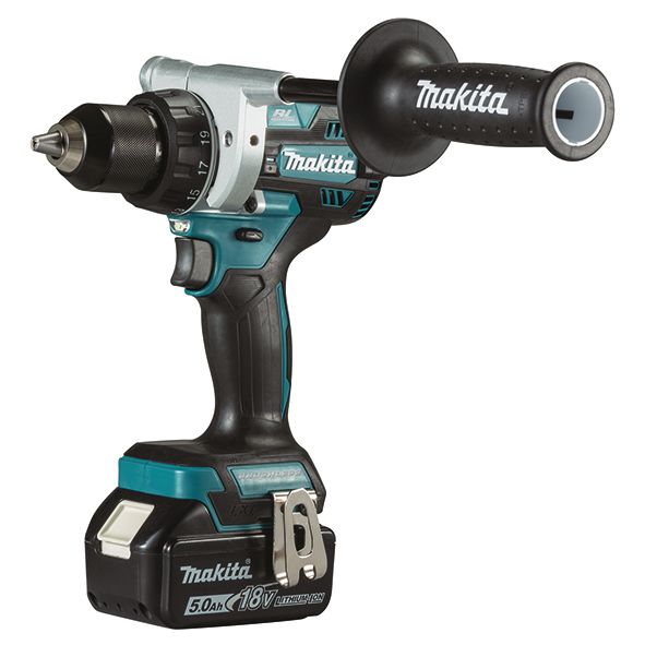 Akku-Bohrschrauber MAKITA DDF486RTJ - 18V / 5.0 Ah, BL 130/65 Nm.