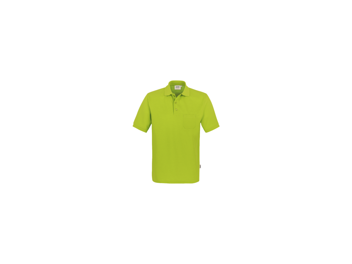 Pocket-Poloshirt Perf. Gr. XS, kiwi - 50% Baumwolle, 50% Polyester, 200 g/m²