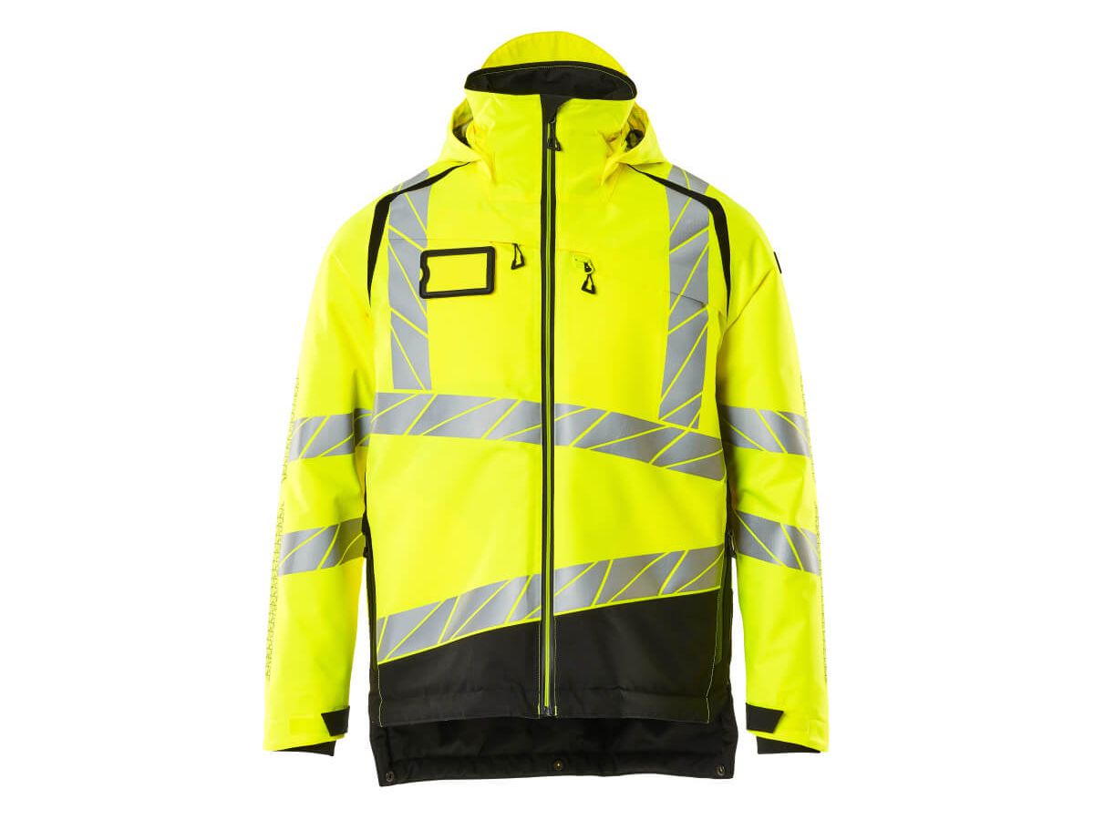 Winterjacke mit CLIMASCOT-Futter Gr. L - hi-vis gelb/schwarz