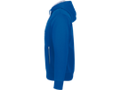 Kapuzenjacke Bonded S royalblau/silber - 55% Polyester, 45% Baumwolle, 340 g/m²