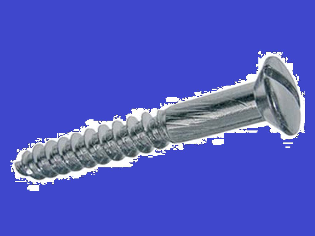 Linsensenk-Holzschrauben mit Schlitz - INOX A2 DIN 95