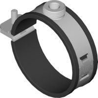 Polyfix-PE Rohrschelle isoliert - 2.0, verzinkt