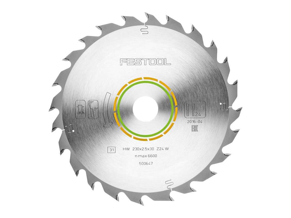 Kreissägeblatt HW 230x2.5x30 W24 - Festool