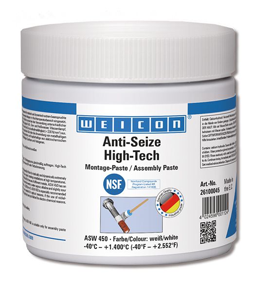 Anti-Size Weicon, anthrazit, 450 gr. - AS 450, f. Korrosion und Festfressen