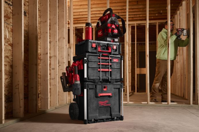 PACKOUT Trolley Koffer mit Schublade - 665 x 570 x 480 mm, Milwaukee
