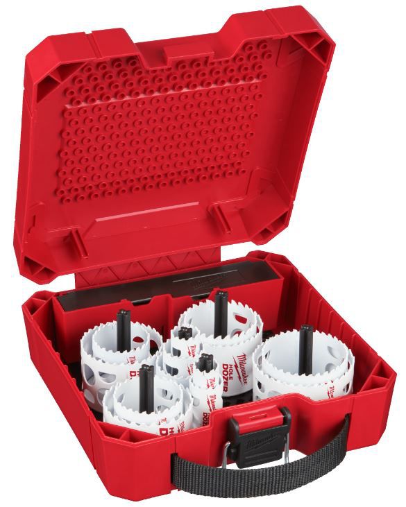 Lochsägen Bi-Metall Set 17-teilig - ø 20,22,25,32,40,44,51,57,64,65,67,68.76