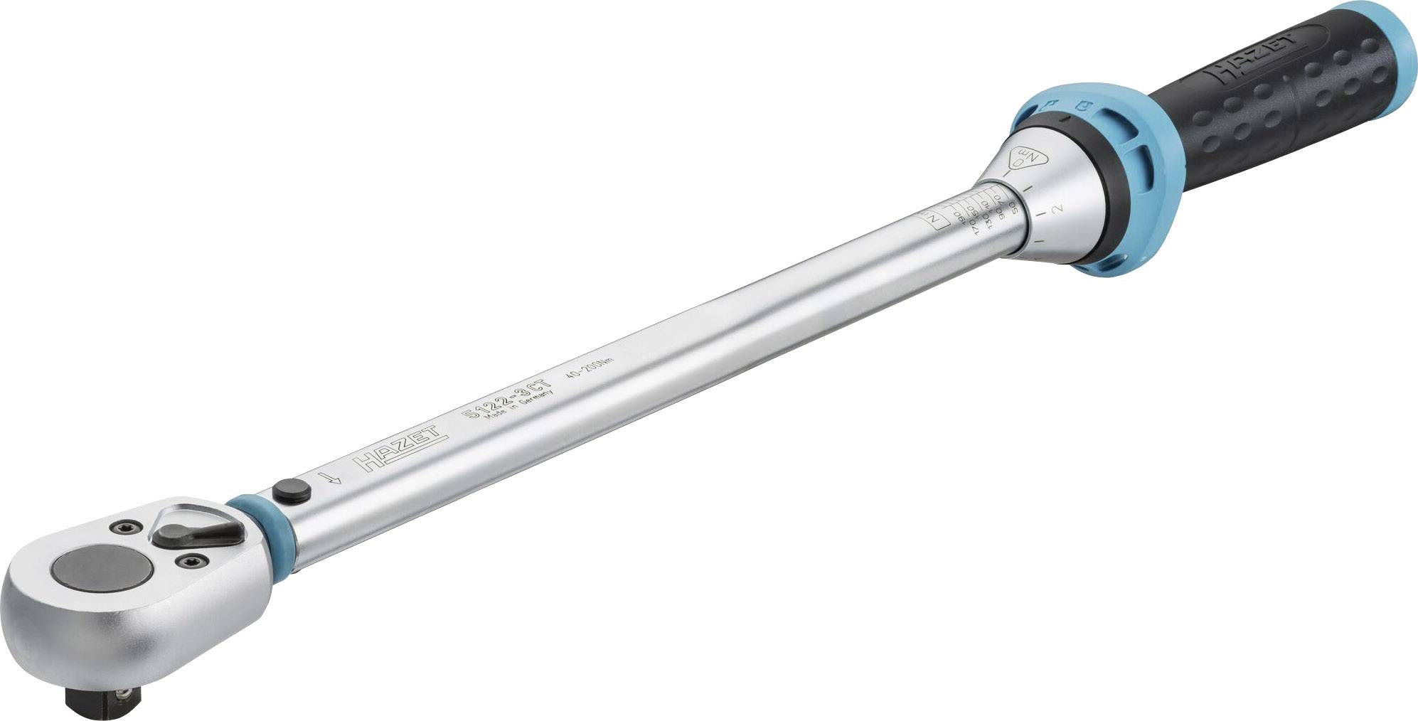 Drehmomentschlüssel HAZET 1/2" - System 5000-3CT, 40-200 Nm