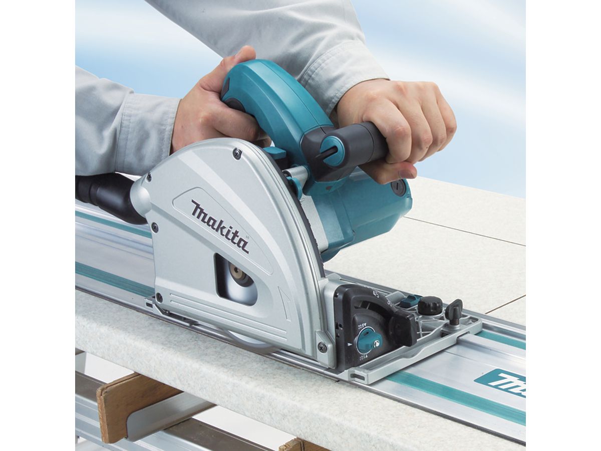 Eintauch-Kreissäge MAKITA SP6000J 1300W - Schnittiefe 90°/48°/45°:56/38/40 mm