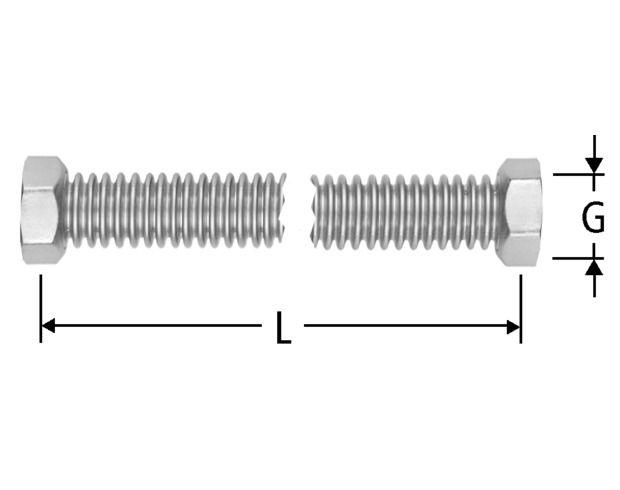 Wellrohr PN 10 mit losen Muttern - flachdichtend, EPDM-Flachdichtungen