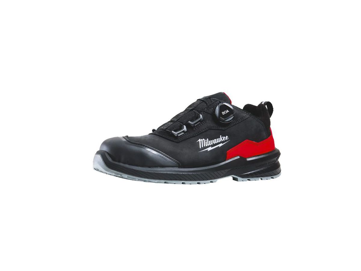 Sicherheits-Halbschuhe schwarz - Milwaukee, FLEXTRED S3PS BOA Leder