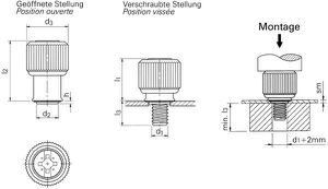 PEM Verschluss-Schrauben PF