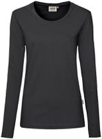 Damen Longsleeve Mikralinar, Gr. 2XL - karbongrau