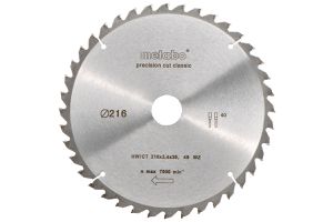 Kreissägeblatt METABO Wood-Classic - für halbstationäre Kreissägen