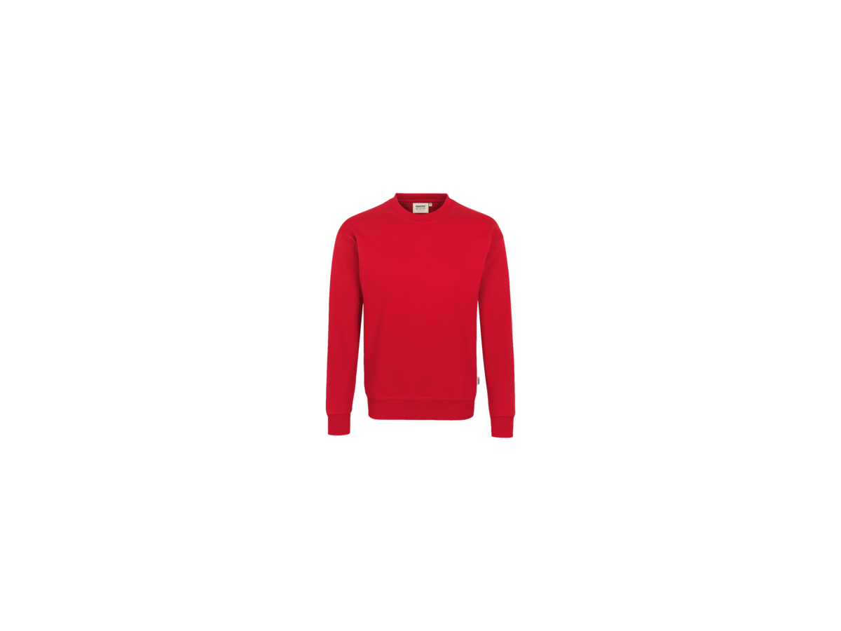 Sweatshirt Performance Gr. M, rot - 50% Baumwolle, 50% Polyester