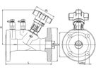 Strangregulierventil VFC 32 mm - kvs-Wert 17.08 m3/h, Hydrocontrol