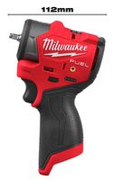 Akku-Schlagschrauber 1/4" M12FSCIWF14-0 - Milwaukee, Vierkant mit Sprengring