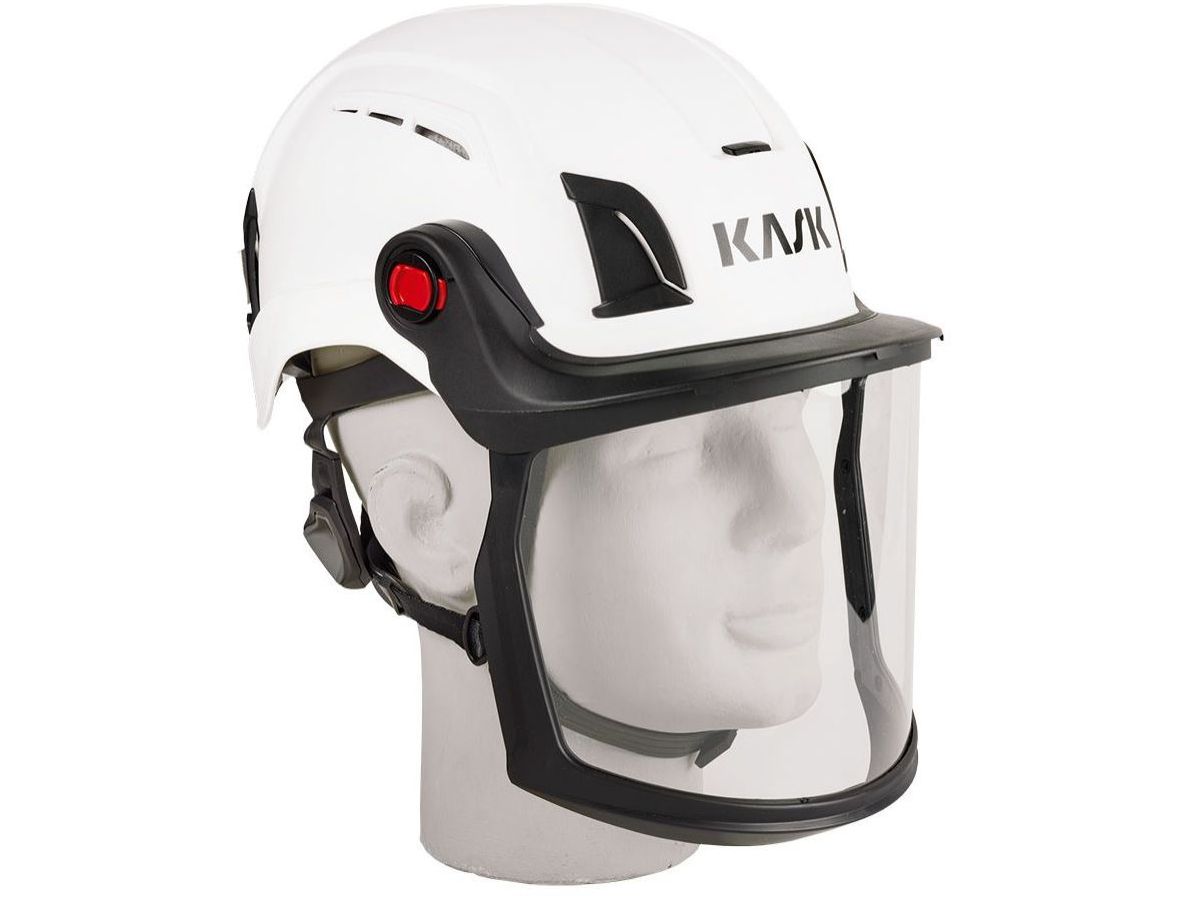 Schutzhelm KASK ZENITH X AIR, weiss - Kunststoff, Ratsche, 4-Punkt-Kinnriemen