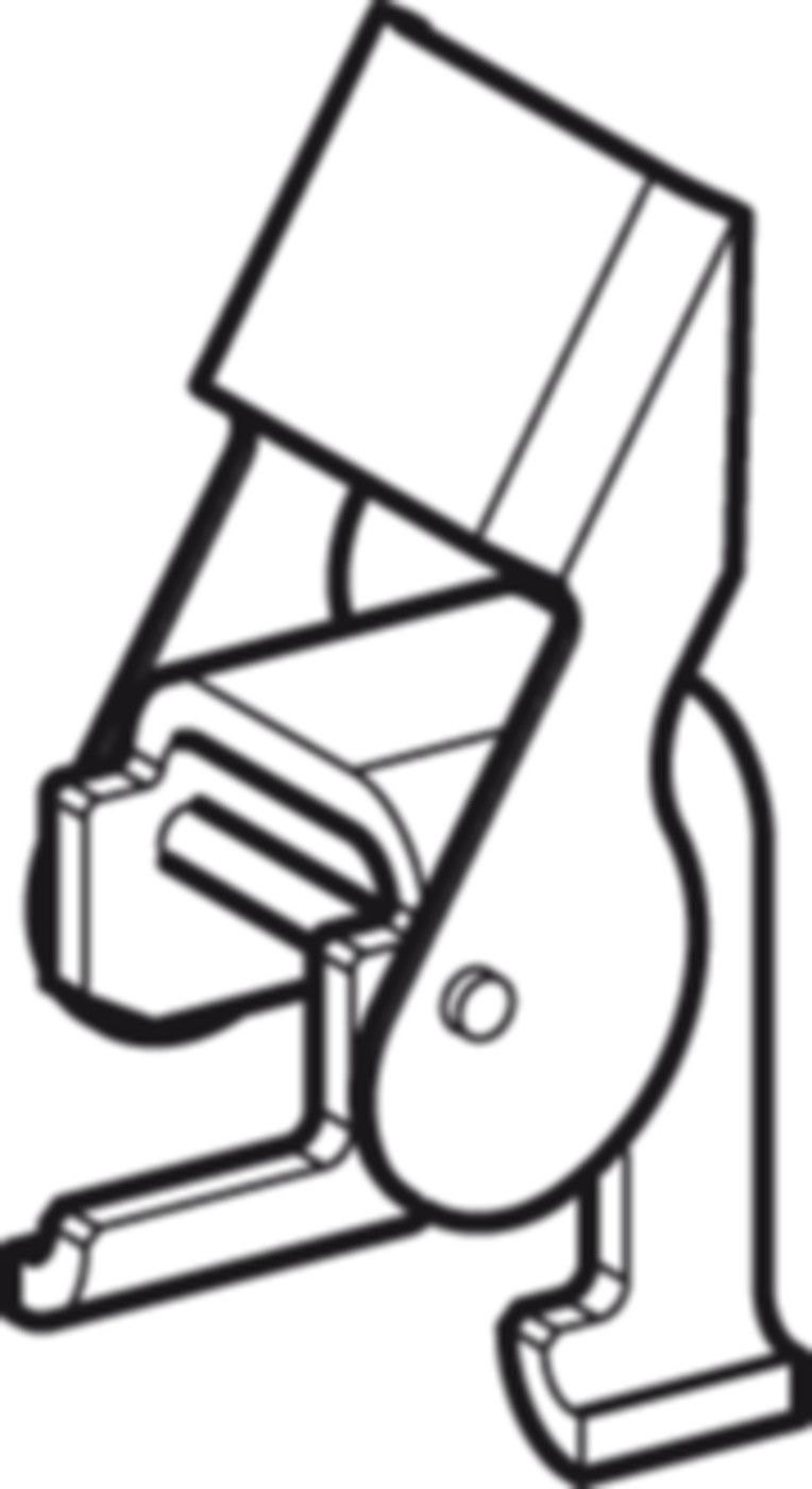 Geberit Duofix Systemschienen-Klammer