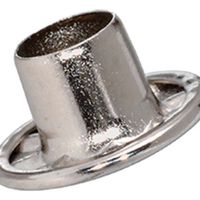 Kopfteile für Hohlniete zweiteilig - Stahl vernickelt DIN 7331A