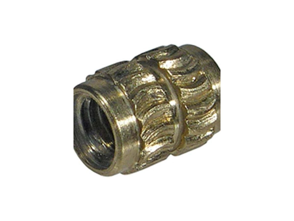 Gewinde Einsätze HeatLok® Messing M3 - Pak à 100 Stk