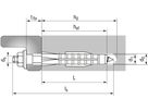 Waschtischbefestigung SET Polyethelen - TOX Oase