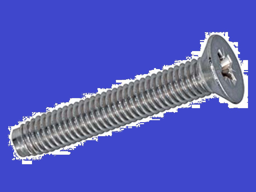 Gewindefurchende Senkschrauben INOX A2 - Form M mit metrischem Gewinde DIN 7500M