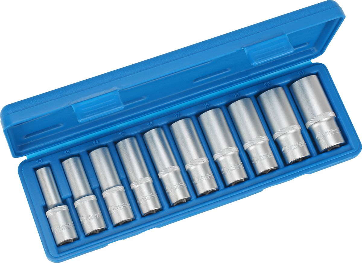 Steckschlüssel-Satz Condor - 10-24mm, Antrieb 1/2", Länge 81 mm