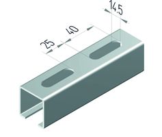 Pipex Profil C Promatisiert à 6 M - 3.40