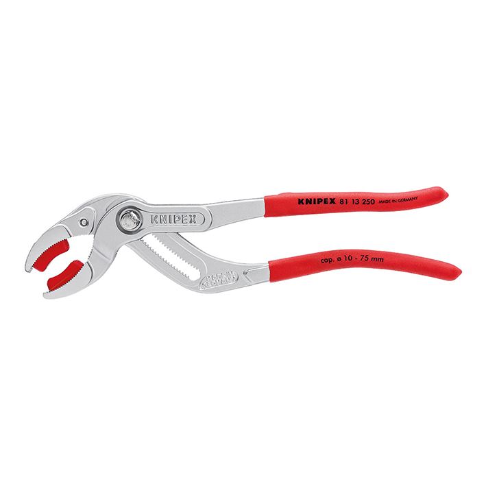 Siphon- und Connectorenzange 250 mm - Knipex mit Kunststoffbacken
