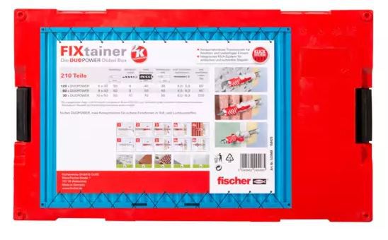 DUOPOWER FIXtainer 210 Teile - "fischer"  Pak. à 1 Stk."